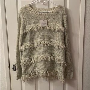 Blu pepper fringe pullover sweater❤️lowest price❤️